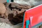Un repartidor a domicilio cargaba momia prehispánica en su mochila en Perú Un repartidor a domicilio cargaba momia prehispánica en su mochila en Perú