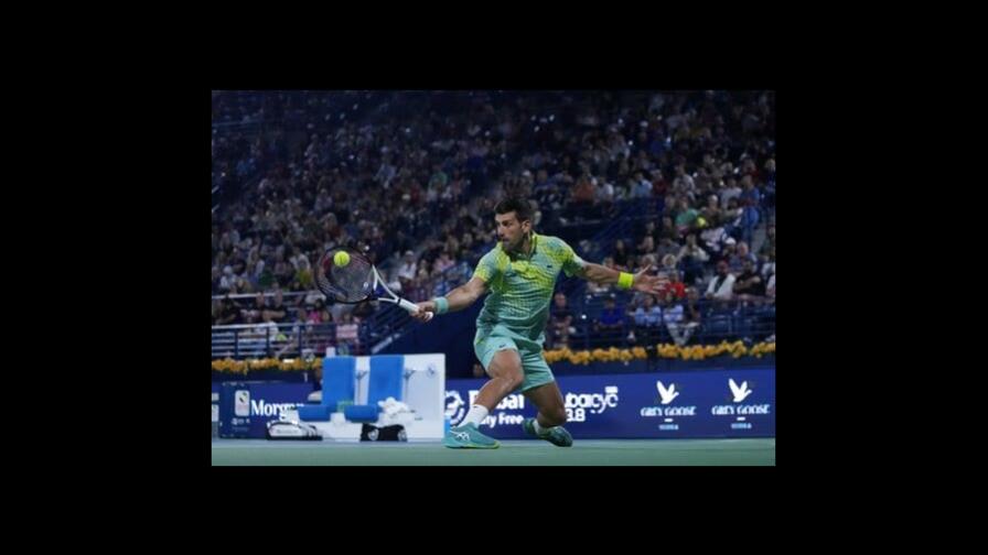 Djokovic avanza, Rublev salva 5 match points en Dubái Djokovic avanza, Rublev salva 5 match points en Dubái