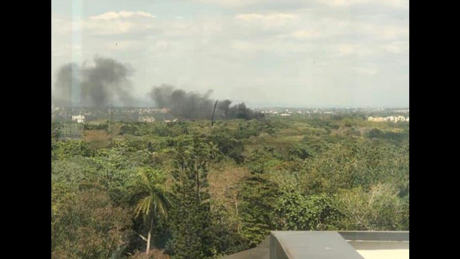 Bomberos sofocan incendio en el Jardín Botánico Bomberos sofocan incendio en el Jardín Botánico