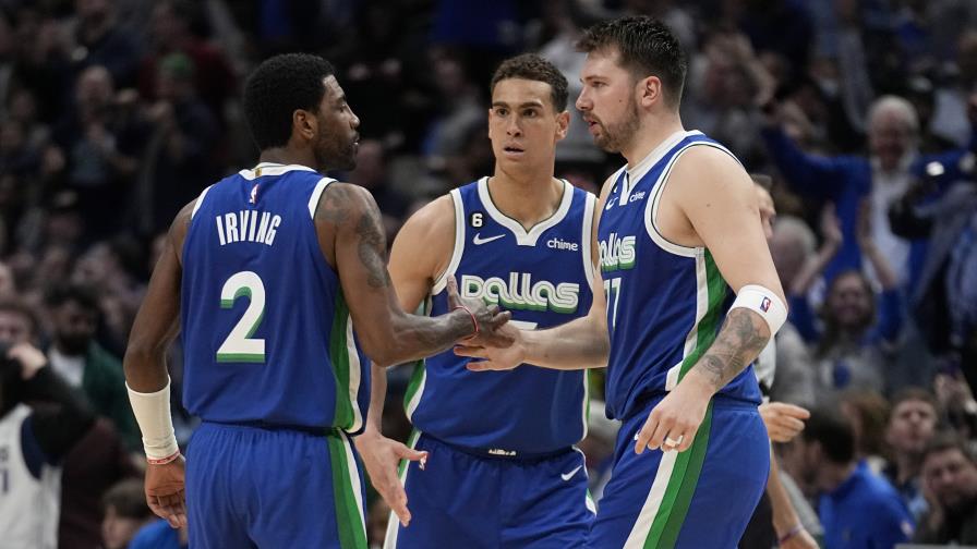 Doncic anota 42 puntos, Irving suma 40 y Mavericks triunfan