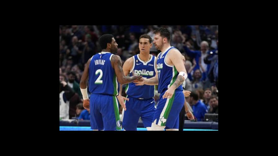 Doncic anota 42 puntos, Irving suma 40 y Mavericks ganan