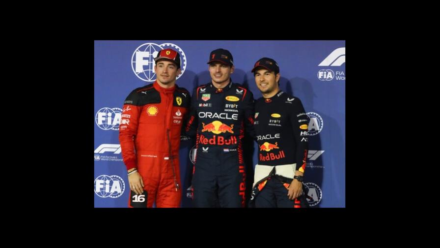 Verstappen y Pérez saldrán en la primera fila en Bahrein Verstappen y Pérez saldrán en la primera fila en Bahrein