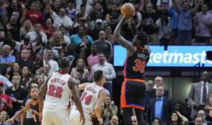 Knicks siguen encendidos; superan al Heat