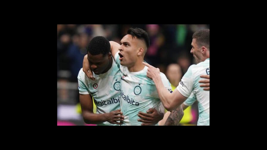 Con gol de Lautaro, Inter somete a Lecce y queda segundo Con gol de Lautaro, Inter somete a Lecce y queda segundo