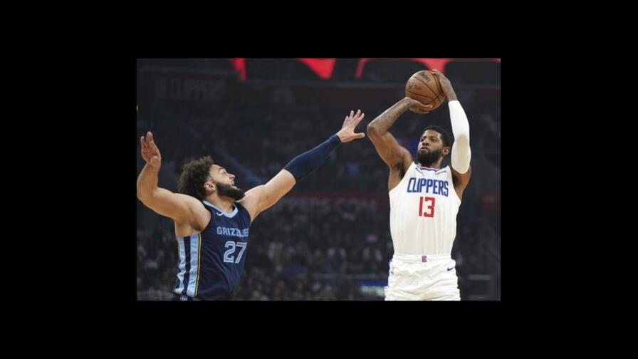 George y Leonard brillan, Clippers rebasaron un gran tercer cuarto de Grizzlies