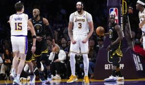 Anthony Davis anota 39 puntos en victoria de Lakers sobre Warriors