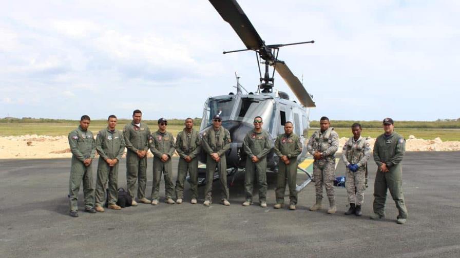 Así son los helicópteros que usó la Fuerza Aérea para sofocar incendio en Valle Nuevo Así son los helicópteros que usó la Fuerza Aérea para sofocar incendio en Valle Nuevo