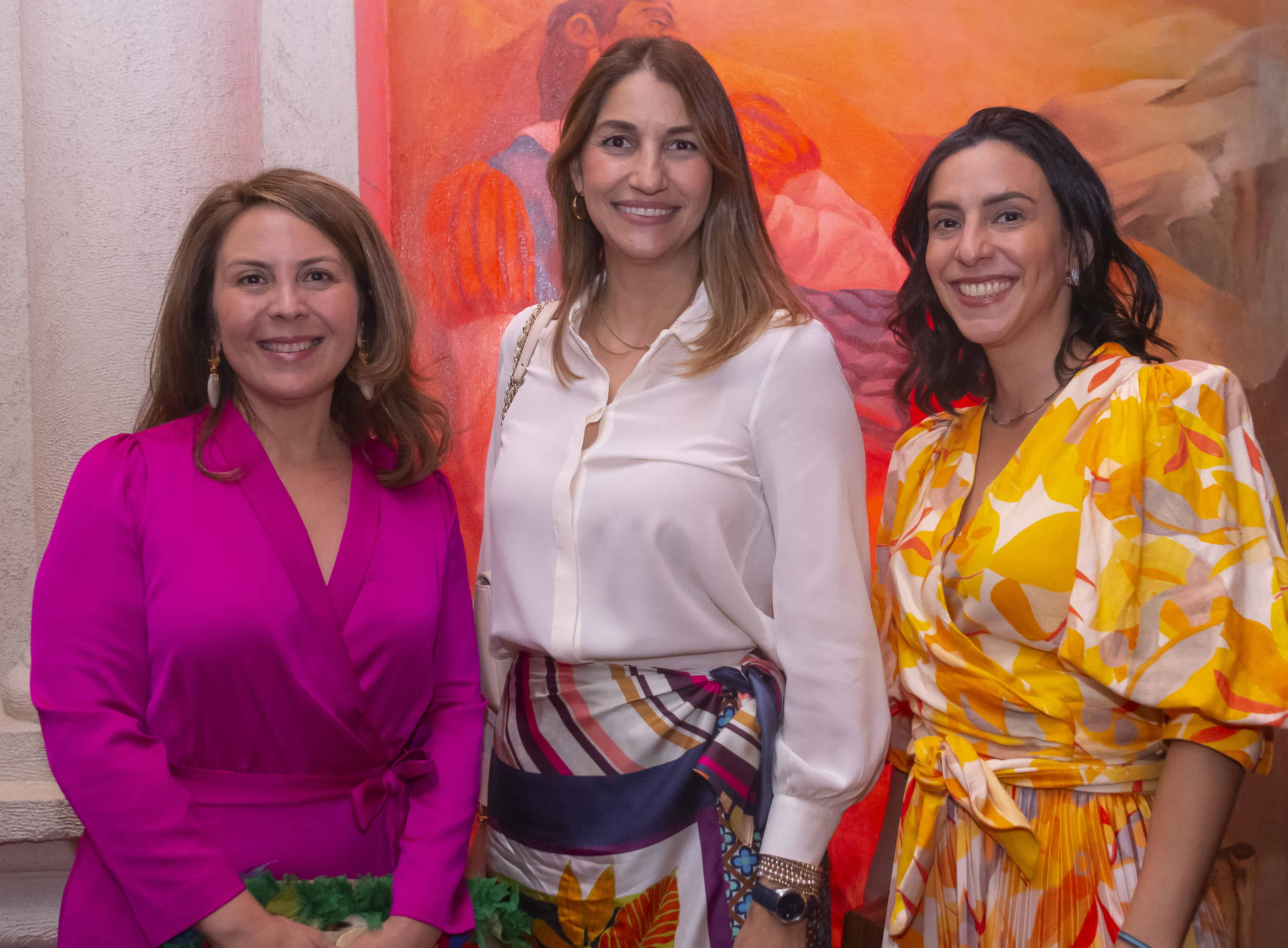 Lissa Mejía, María Elena Aguayo y Laura Grullón.