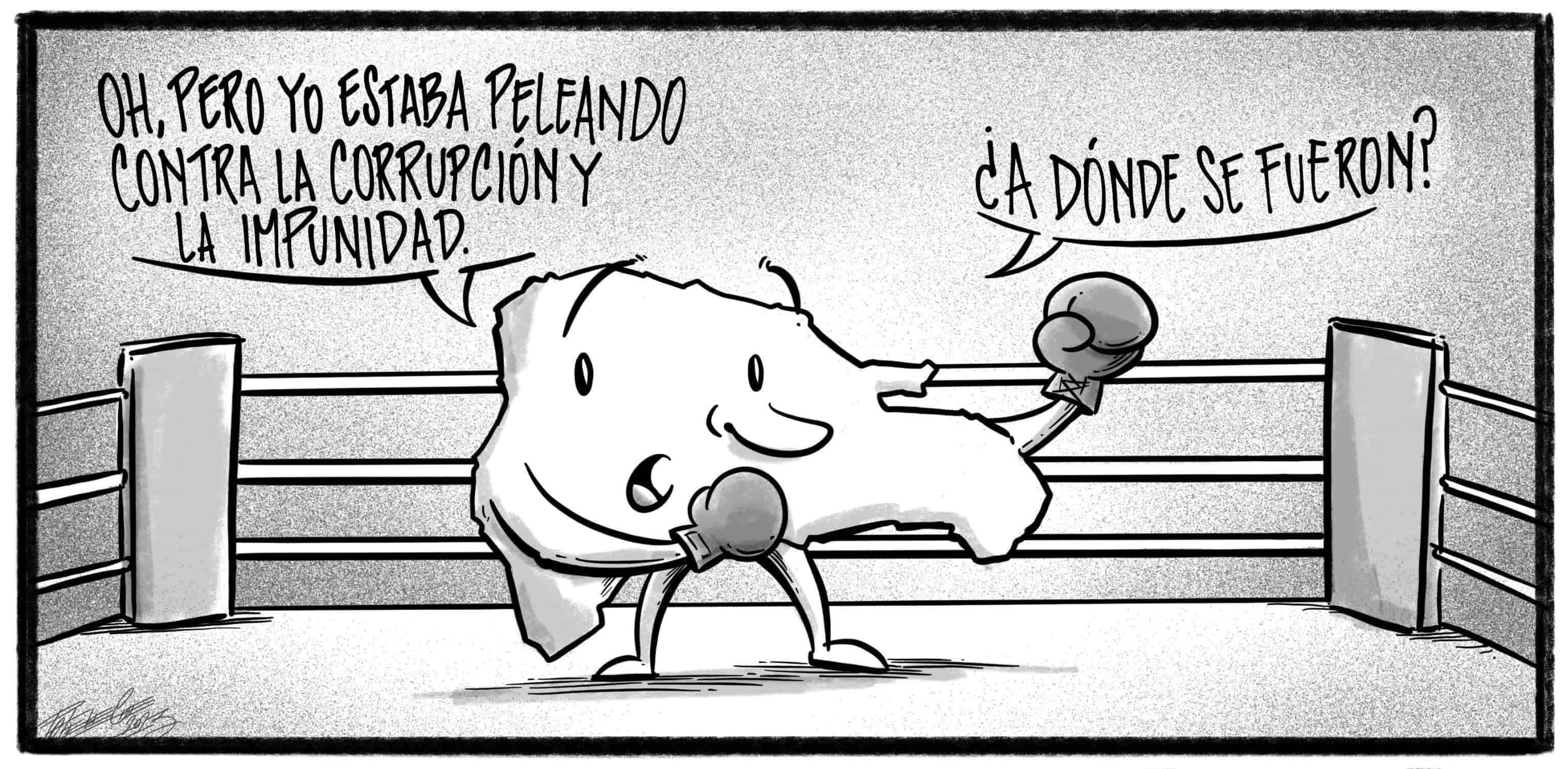 Caricatura de Noticiero Poteleche 8 marzo 2023