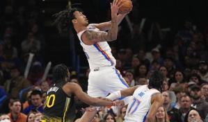 El Thunder gana ante unos Warriors desconectados