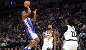 Embiid anota 39 ante Wolves; siento que soy indefendible, dijo