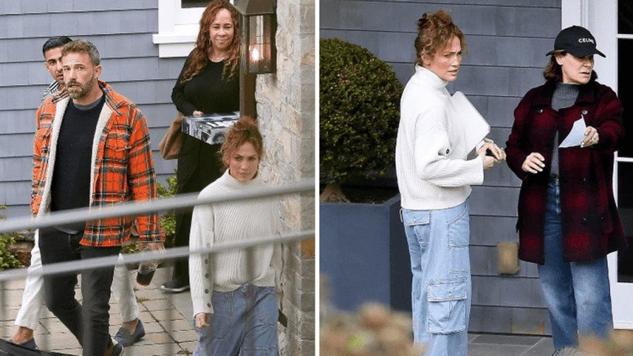 Jennifer López y Ben Affleck captados en su próxima mansión de $64 millones de dólares