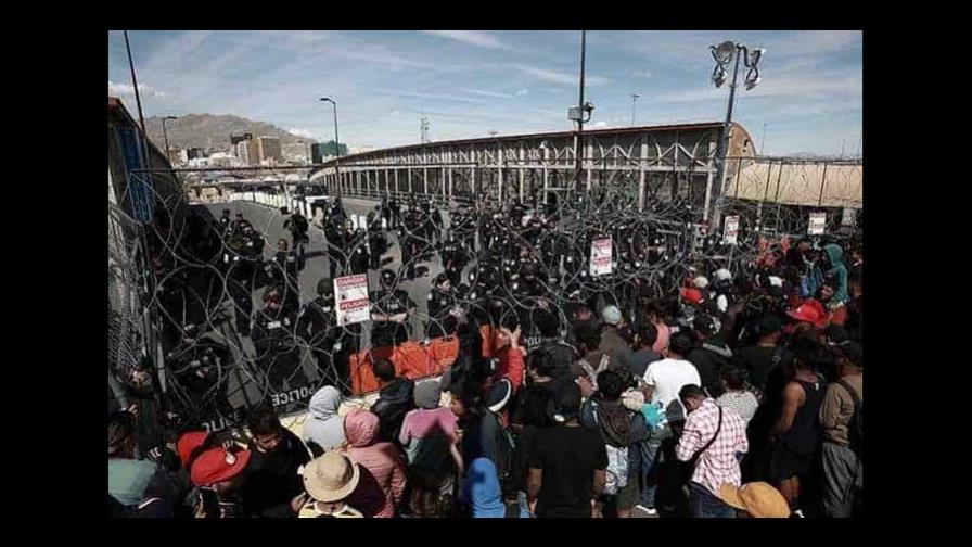 EEUU cierra puente fronterizo ante intento de ingreso masivo EEUU cierra puente fronterizo ante intento de ingreso masivo