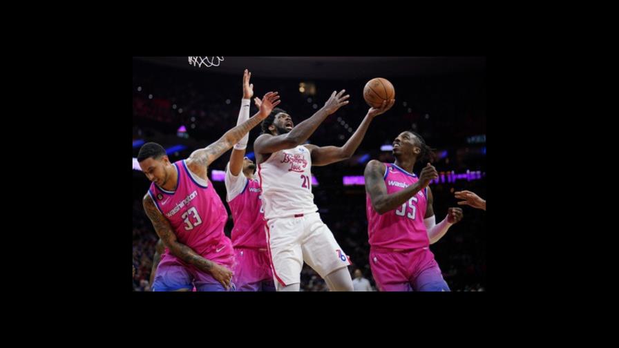 76ers vencen 112-93 a Wizards gracias a Embiid y Harden