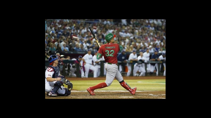 Meneses jonronea dos veces, México derrotó 11-5 a Estados Unidos Meneses jonronea dos veces, México derrotó 11-5 a Estados Unidos