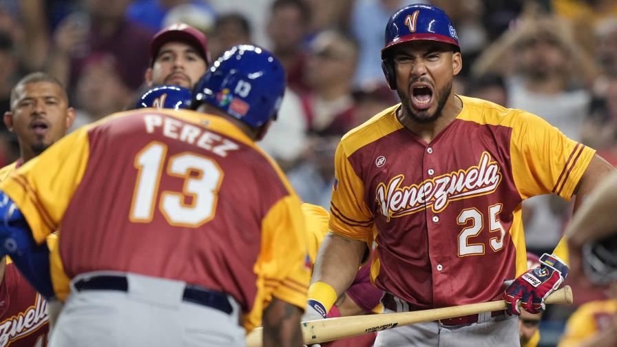 Pérez empuja cinco para encaminar triunfo de Venezuela 9-6 sobre Puerto Rico Pérez empuja cinco para encaminar triunfo de Venezuela 9-6 sobre Puerto Rico