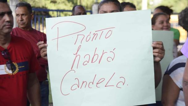 Montan piquete frente a Coraasan en demanda de agua en comunidad de La Vega