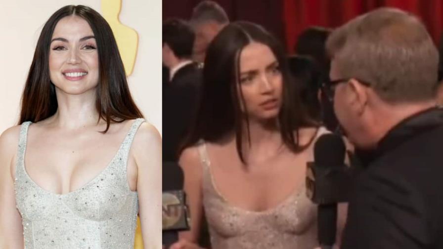 El incómodo momento que vivió la actriz Ana de Armas con un reportero en los Premios Oscar