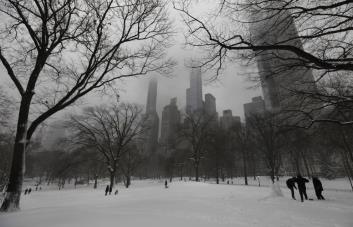 Primera borrasca de la temporada cae en Nueva York