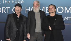 U2 hace mezcla rara con David Letterman