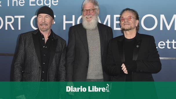 Banda U2 hace mezcla rara con David Letterman