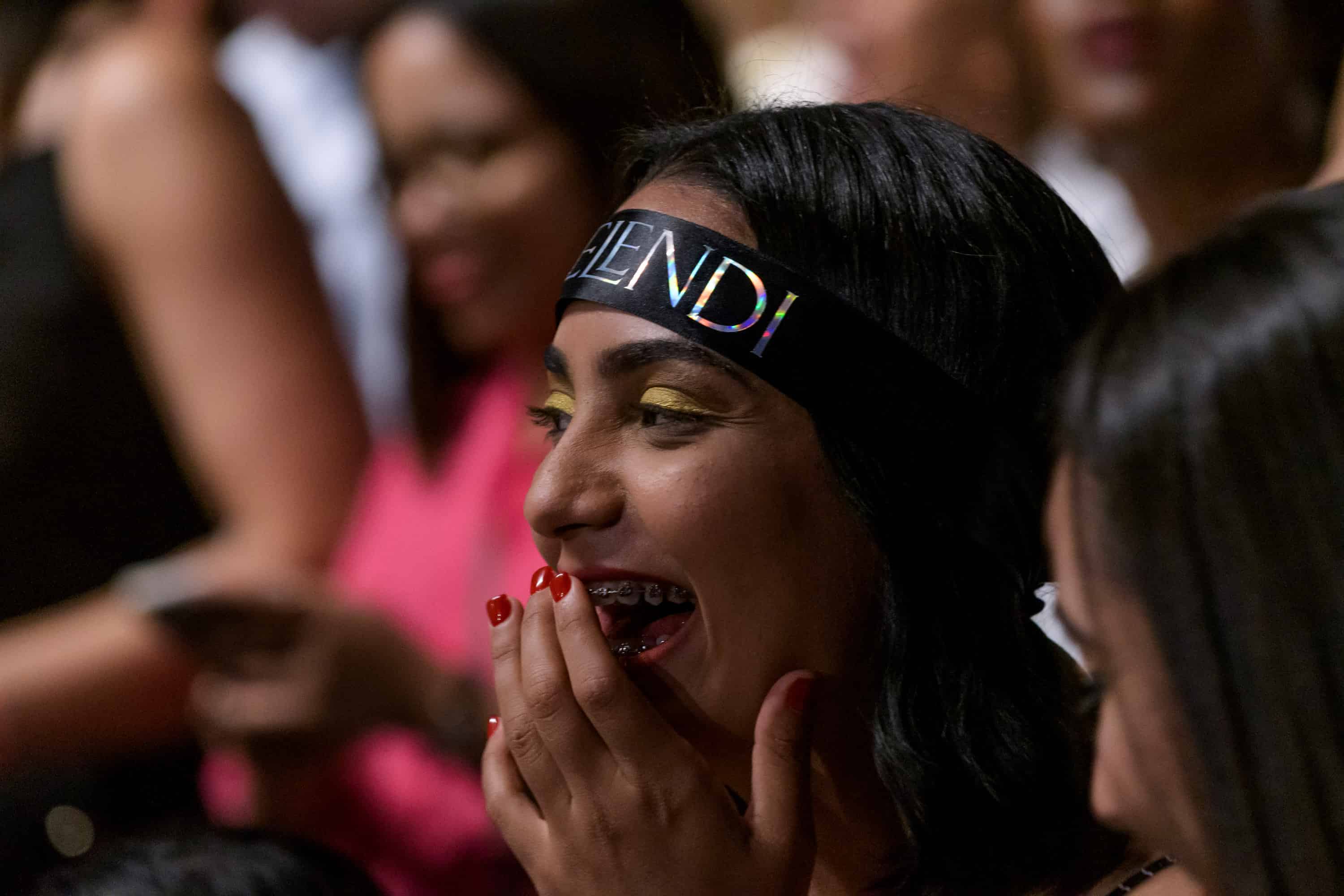 Fanaticos dominicanos en el concierto de Melendi.