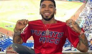 El mensaje de Anuel a su bebé Cattleya mientras veía el partido entre RD y Puerto Rico