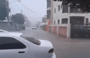 Llueve a cántaros en el Cibao