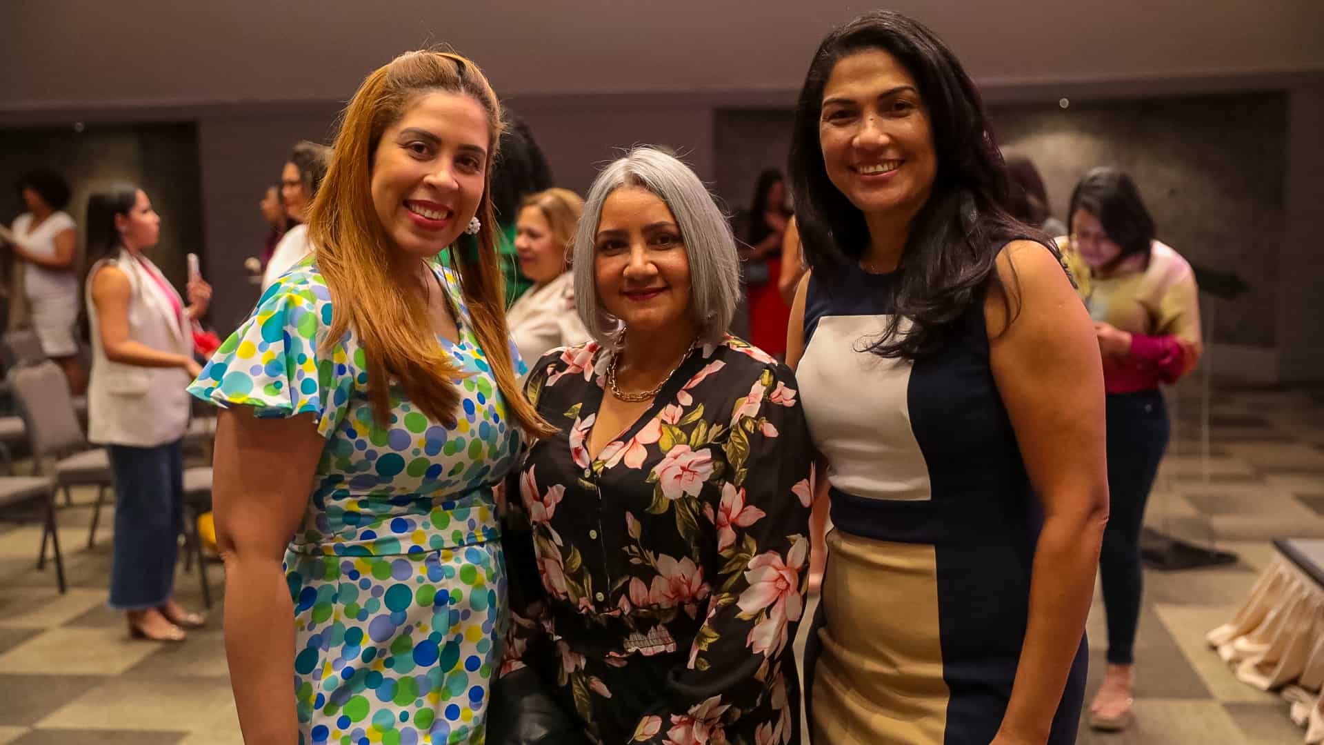 Ángela Martínez, Jinny Lassis y Yolanda Peña