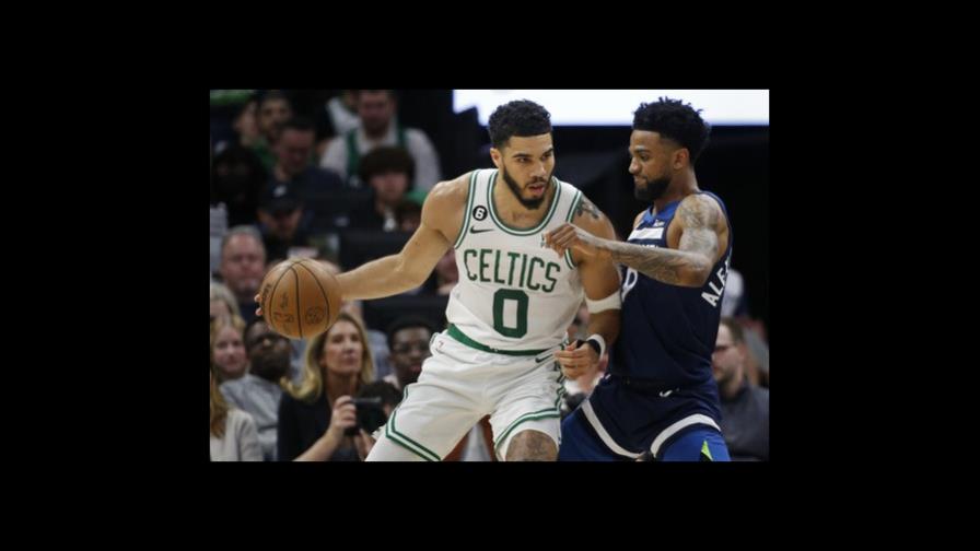 Celtics resisten para imponerse a MInnesota Timberwolves