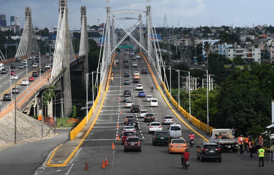 Cerrarán el puente Juan Pablo Duarte este fin de semana