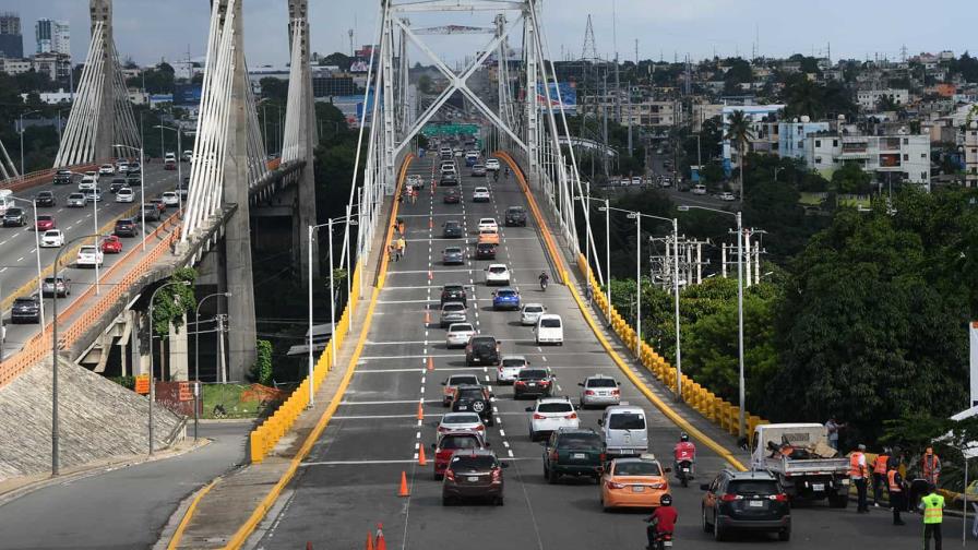 Cerrarán el puente Juan Pablo Duarte este fin de semana