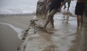 Rescatado un niño in extremis de un alud formado en Lima por las lluvias