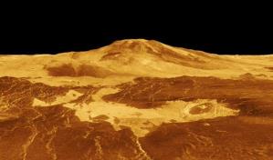 Descubren un volcán activo en Venus
