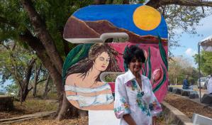 Rinden homenaje a la artista Elsa N&uacute;&ntilde;ez por el mes de la mujer