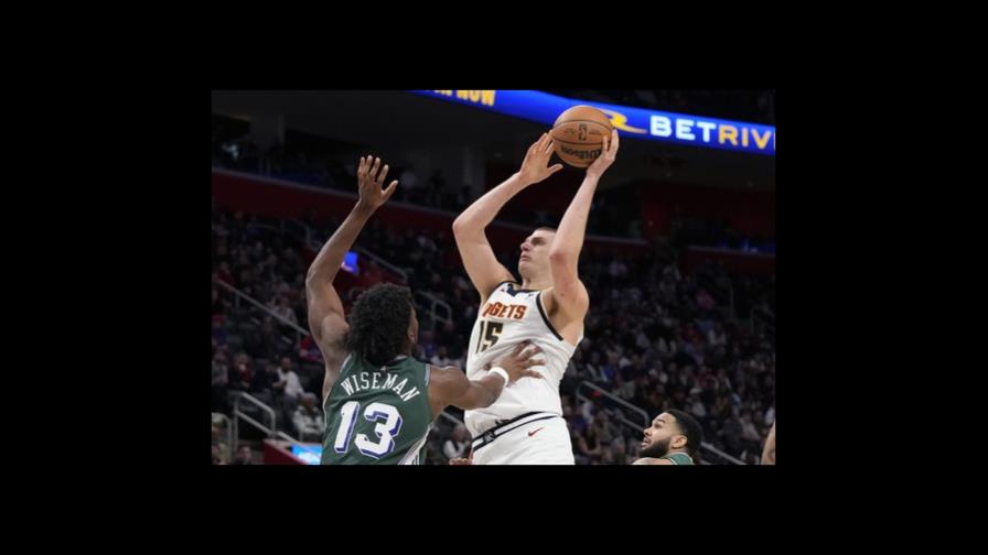 Nuggets supera a Pistons y pone fin a racha de 4 derrotas Nuggets supera a Pistons y pone fin a racha de 4 derrotas