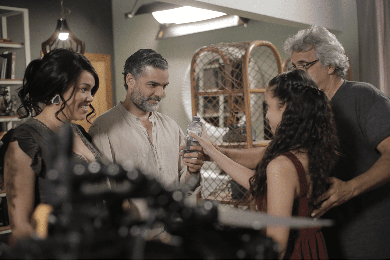 Mari´a Tava´rez, Yva´n Jime´nez, Laila Taveras y A´ngel Mun~iz.