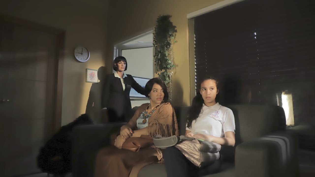 Lumiy Lizardo, Mari´a Tava´rez y Laila Taveras.