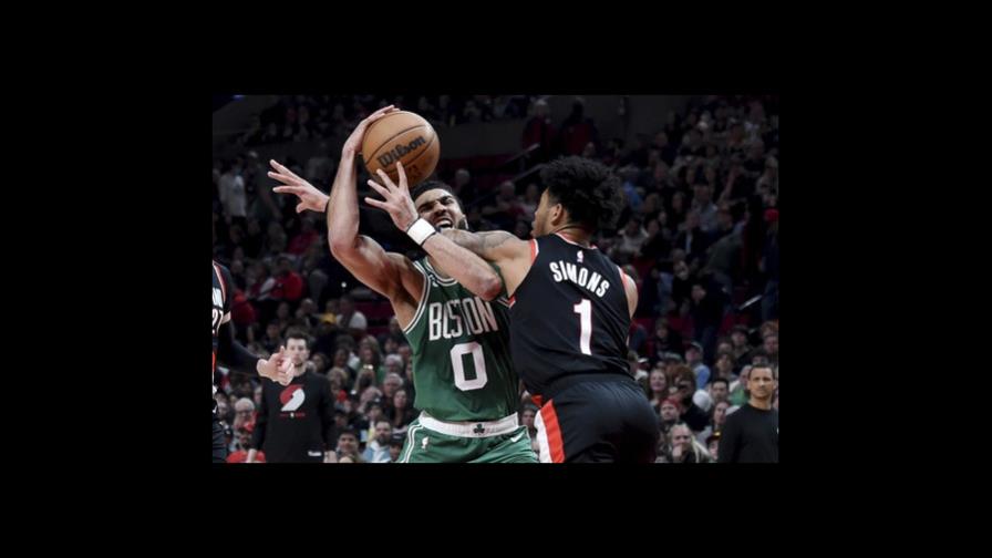 Tatum anota 34 y Celtics frenan a Blazers para ganar Tatum anota 34 y Celtics frenan a Blazers para ganar