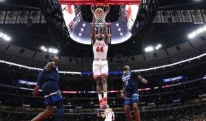 Bulls derrotan a Timberwolves en doble tiempo extra