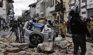 Trece fallecidos y 126 heridos por el sismo de magnitud 6.5 en Ecuador