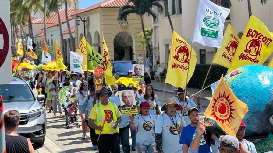 Trabajadores agrícolas culminan marcha por el fin de esclavitud en los campos