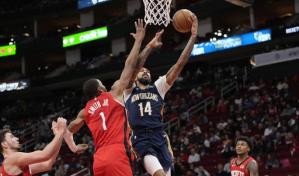 Ingram y McCollum gu&iacute;an a Pelicans sobre los Rockets