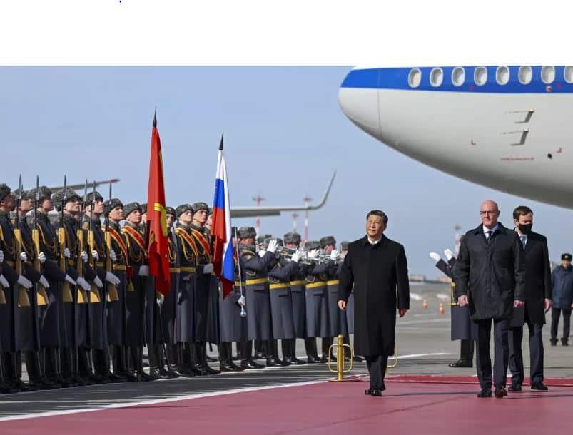 Putin se apega al protocolo durante la visita de Xi Jinping