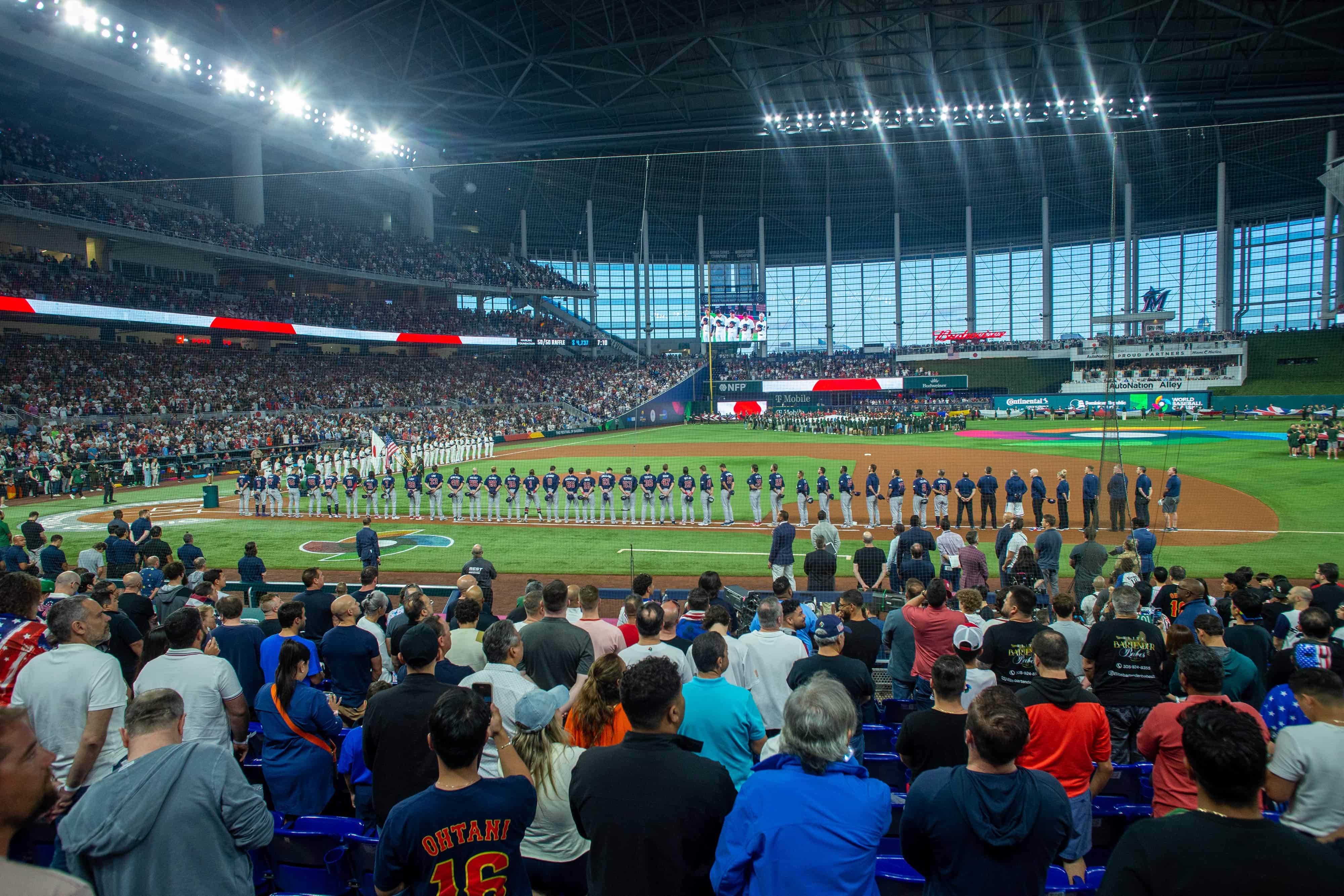 Un total de 36,098 fanáticos presenciaron la final del Clásico Mundial de Béisbol 2023 en el Loan Depot Park de Miami.