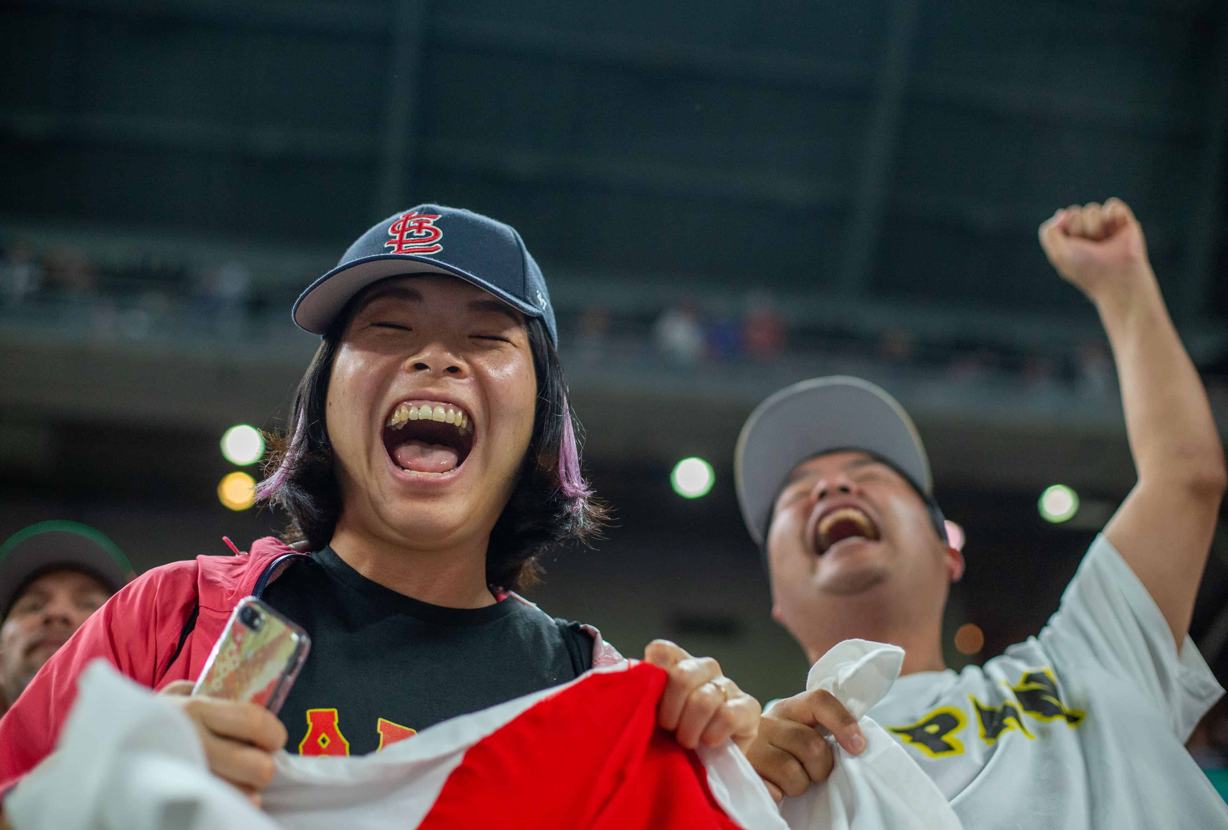 Los fanáticos japoneses celebraron a todo pulmón tras convertirse en campeones mundiales.