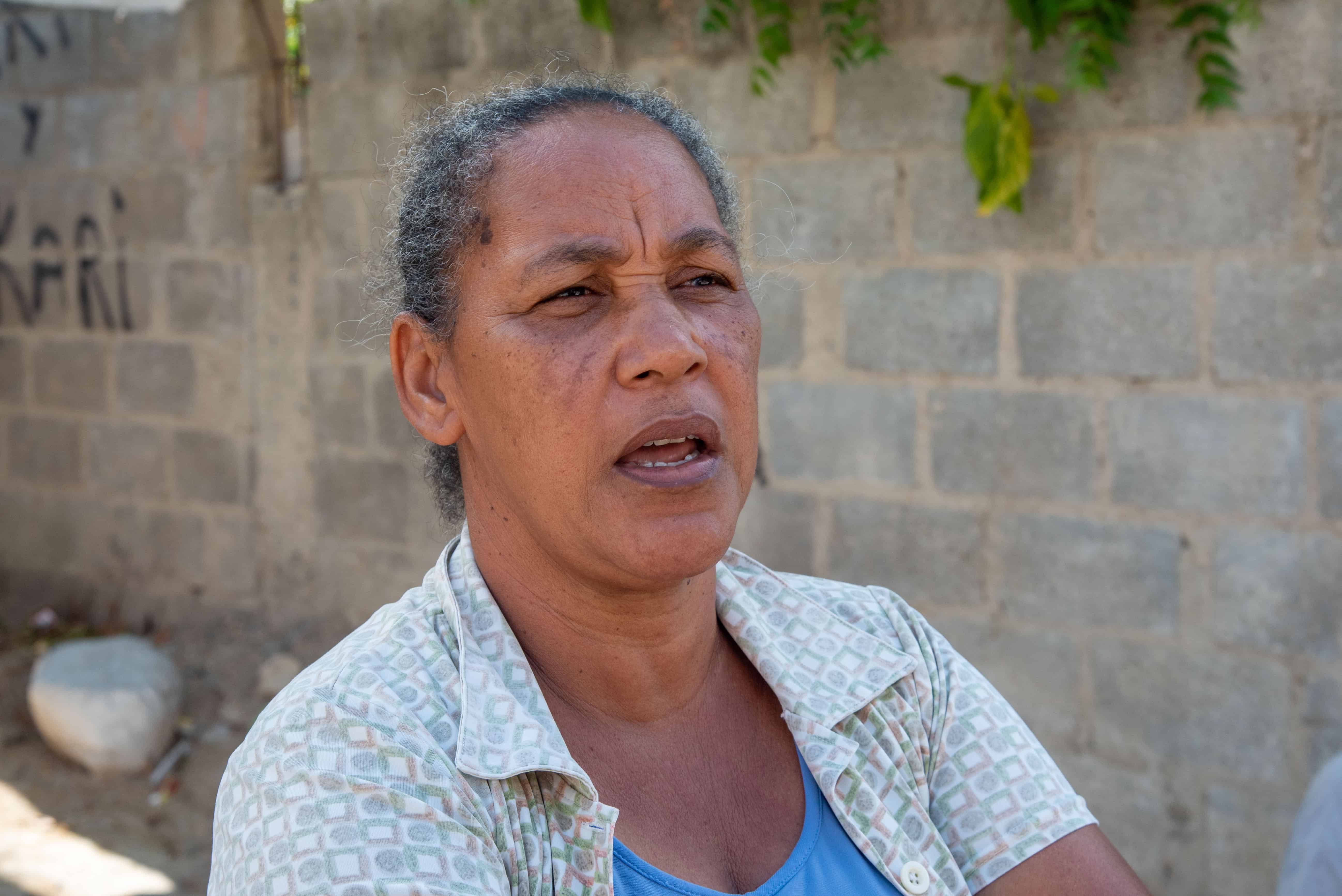 Fátima Abreu, vecina de Luis Pérez 