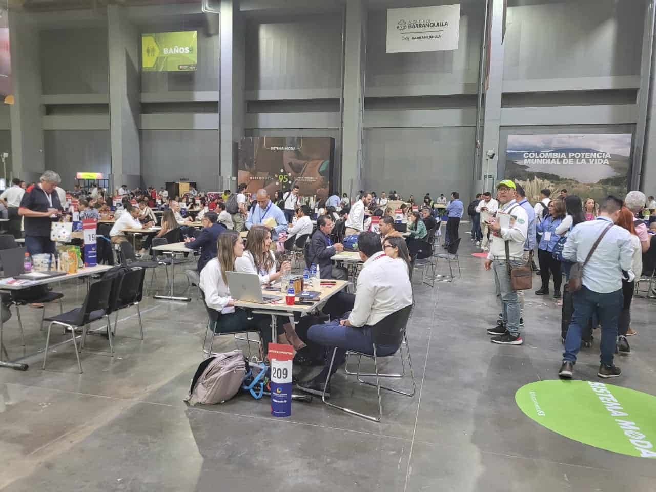 Los dominicanos asistieron a la Macrorrueda 95 para exportaciones en Colombia.