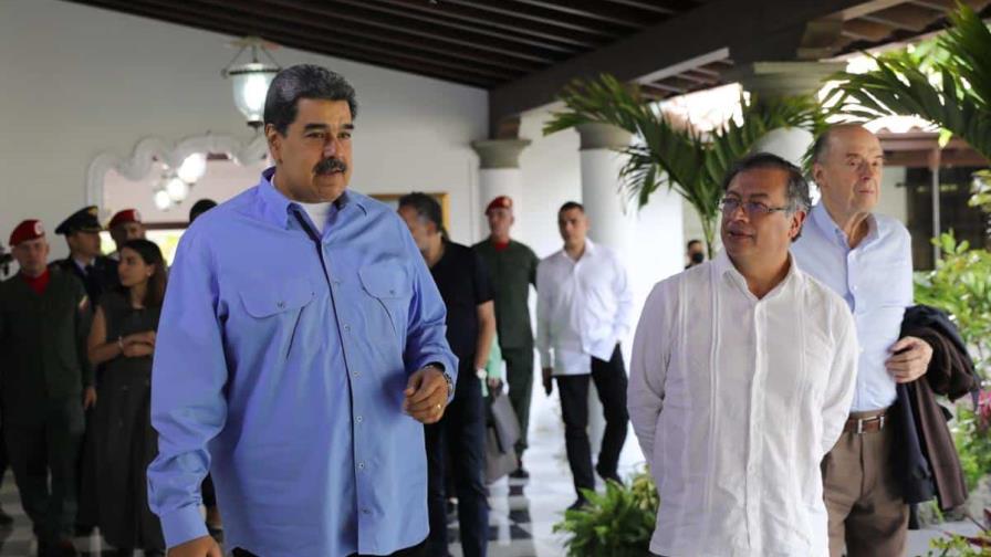 Maduro y Petro celebran un exprés y opaco tercer encuentro en Caracas