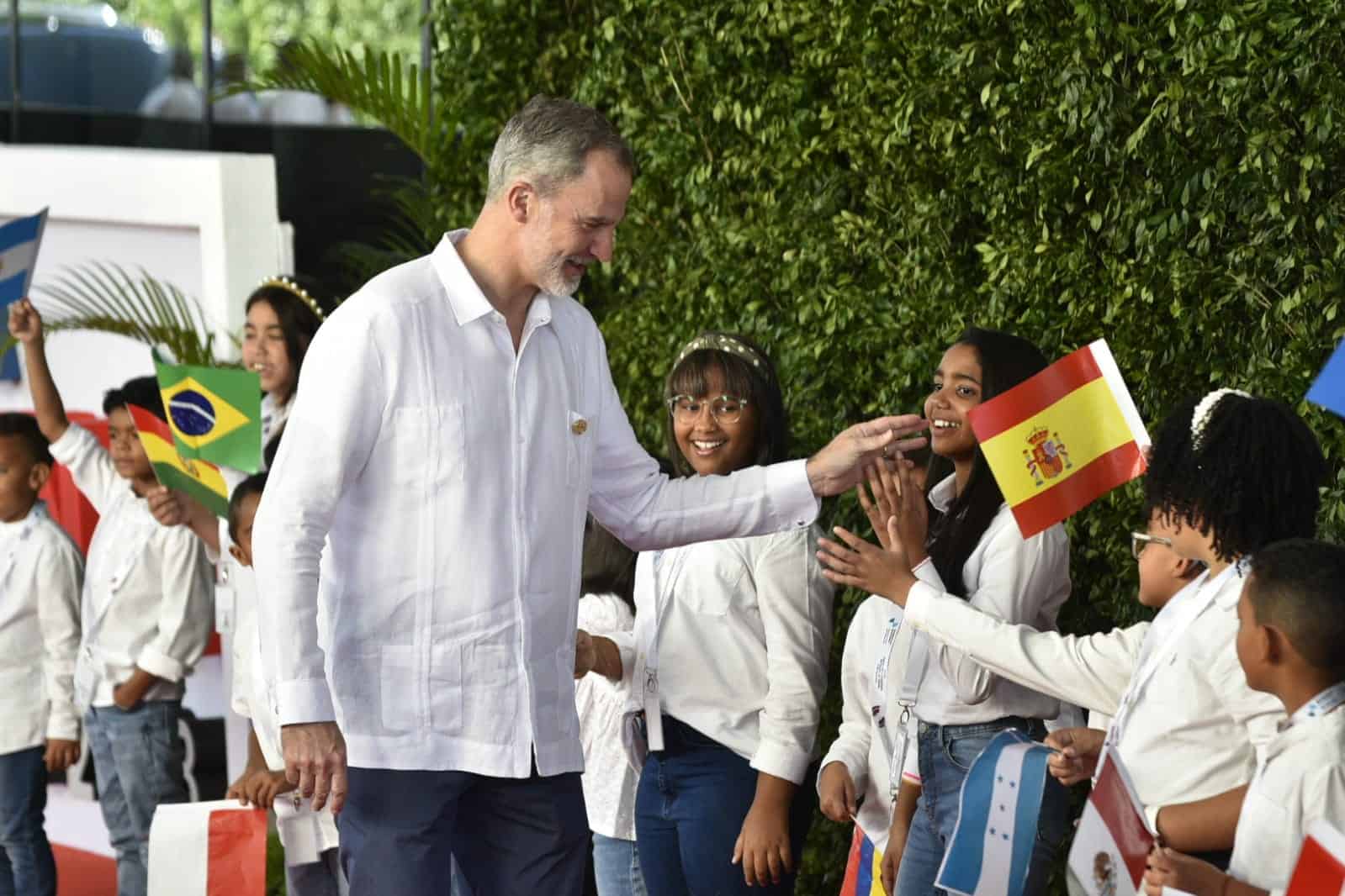 Felipe VI, Rey de España, presente en la XXVIII de la Cumbre Iberoamericana. 